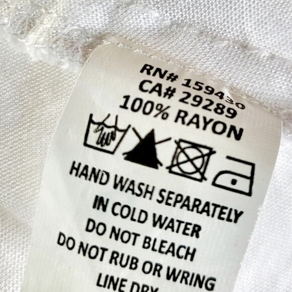 NWT Elan White Halter Pleated Open-Back Mini Dress Women's Size M - Picture 9 of 9